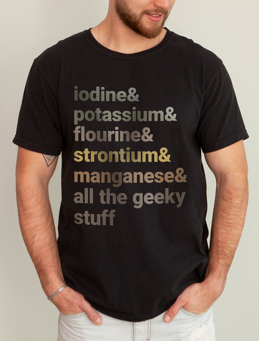 Reef Aquarium Trace Elements | T-Shirt for Saltwater and Coral Reef Aquarium Hobbyists product image (1)