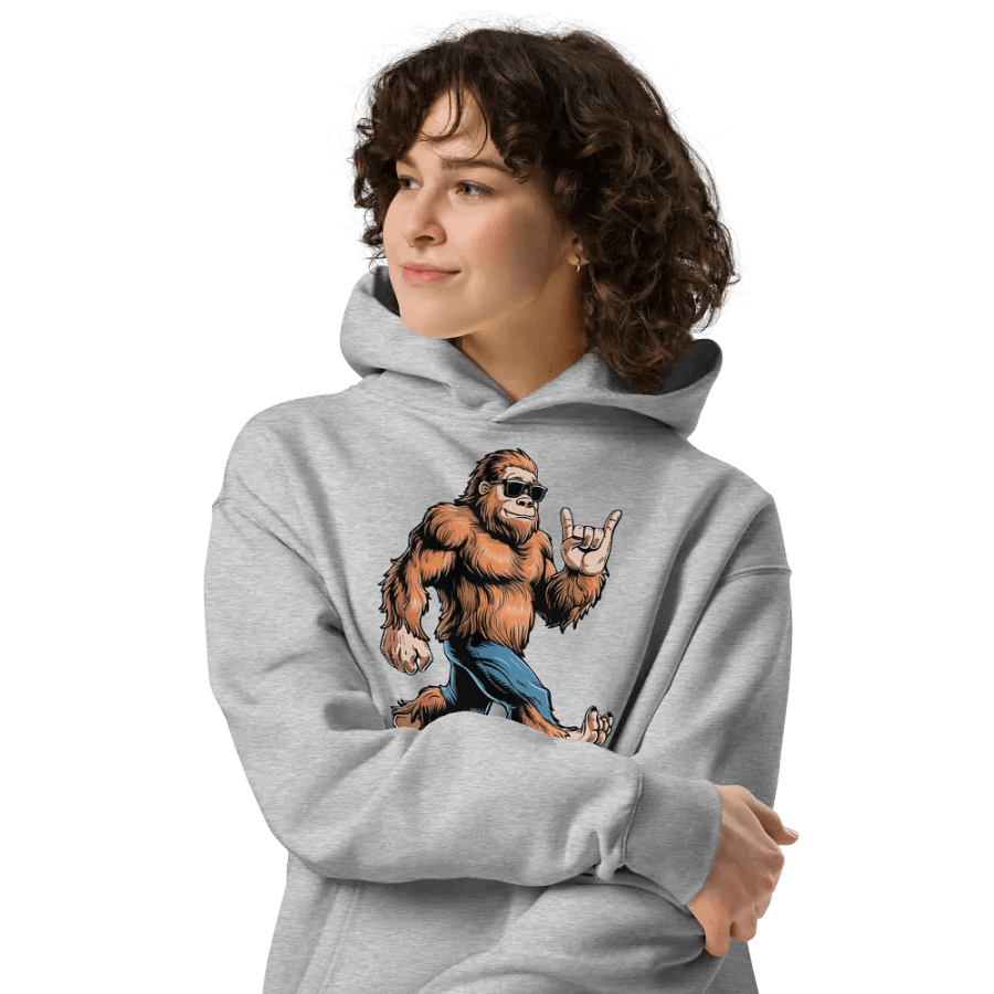 Rock On Sasquatch Unisex Hoodie product image (4)