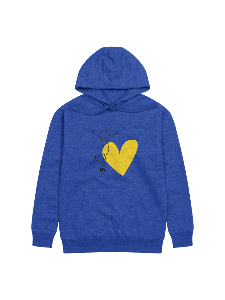 Joyful Jumping Heart Unisex Hoodie product image (1)