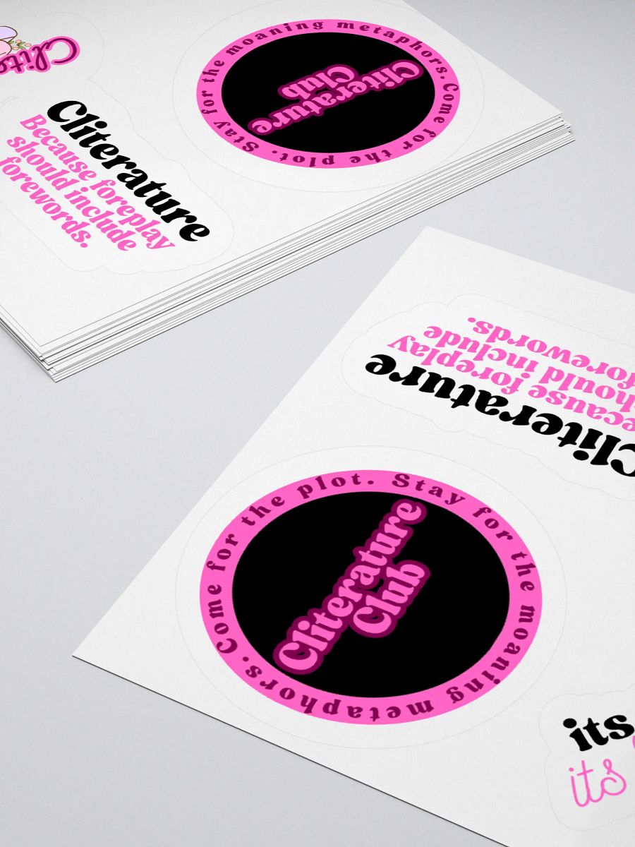 Cliterature Stickers product image (12)