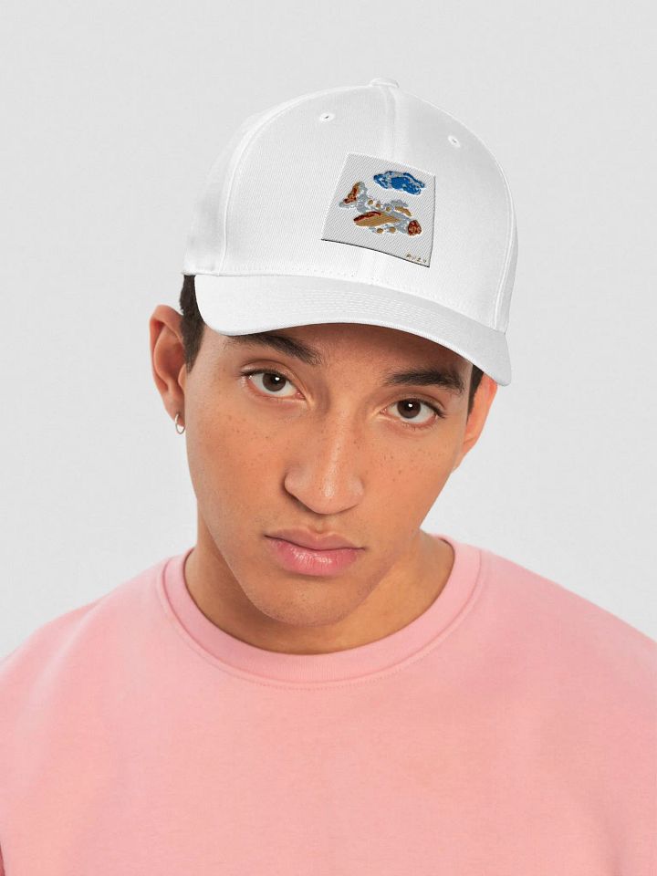 Kid Airplane (Flexfit Structured Fitted Cap) product image (1)