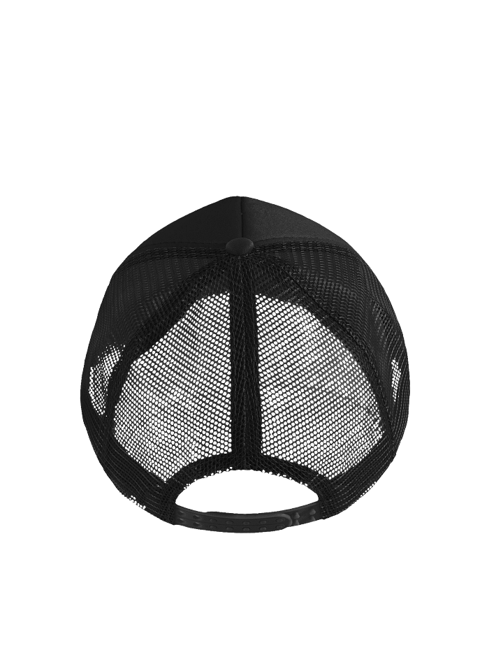 Merry & Happy Trucker Hat – Retro Holiday Stars Cap product image (2)