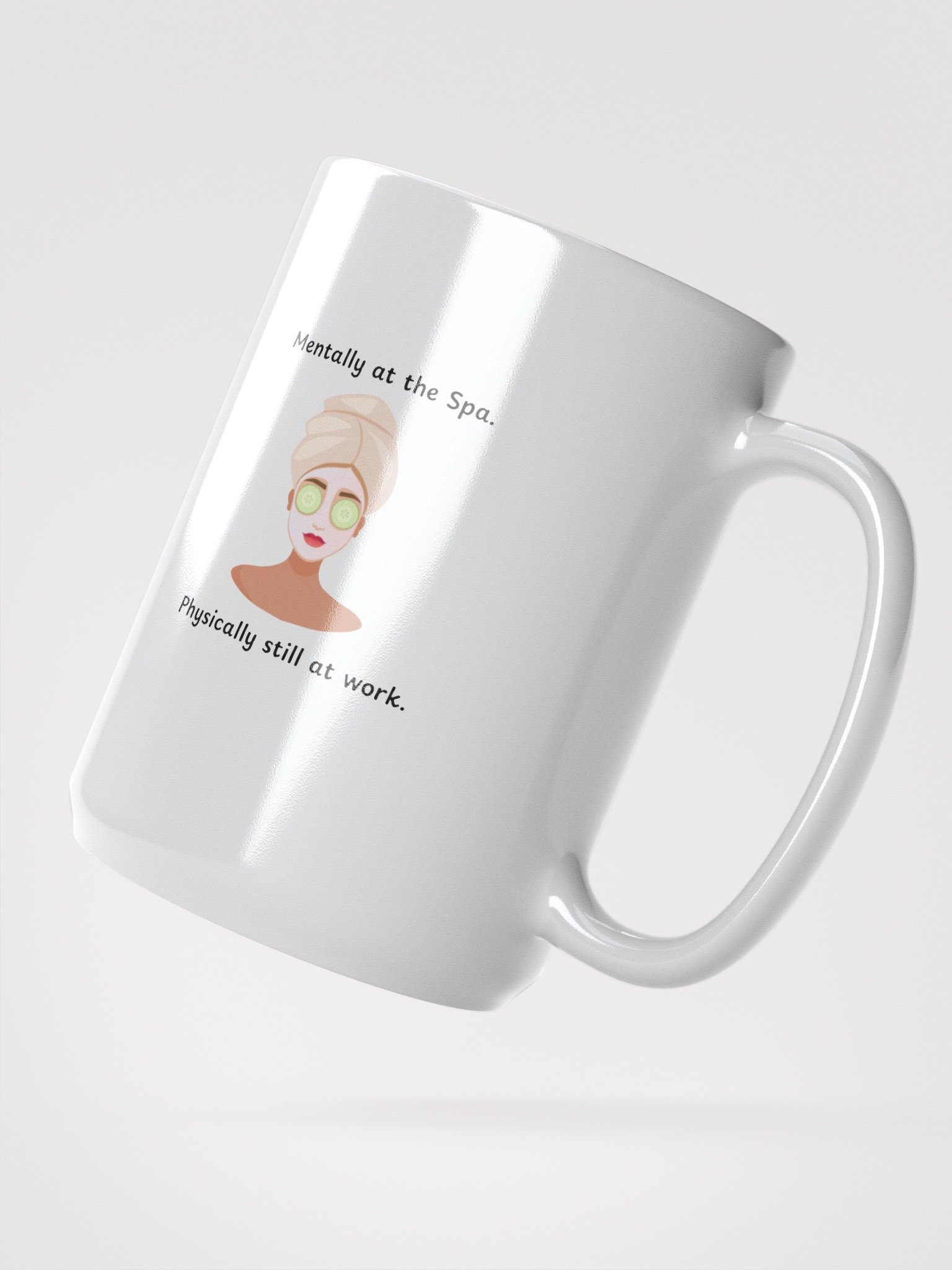 Spa Day Bliss White Glossy Mug product image (2)