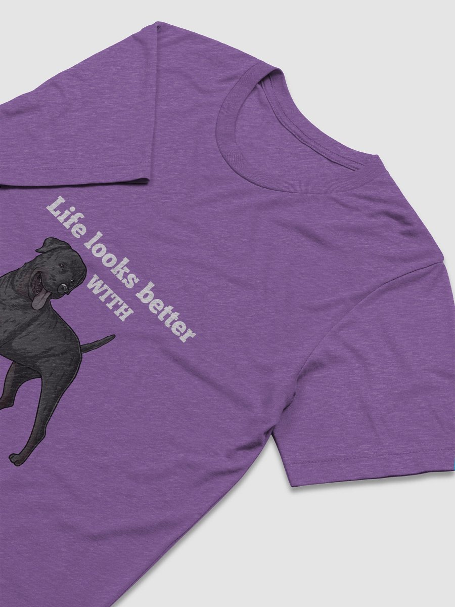Trust The Vibe: "Life Looks Better with My Dog" Statement Tee product image (3)