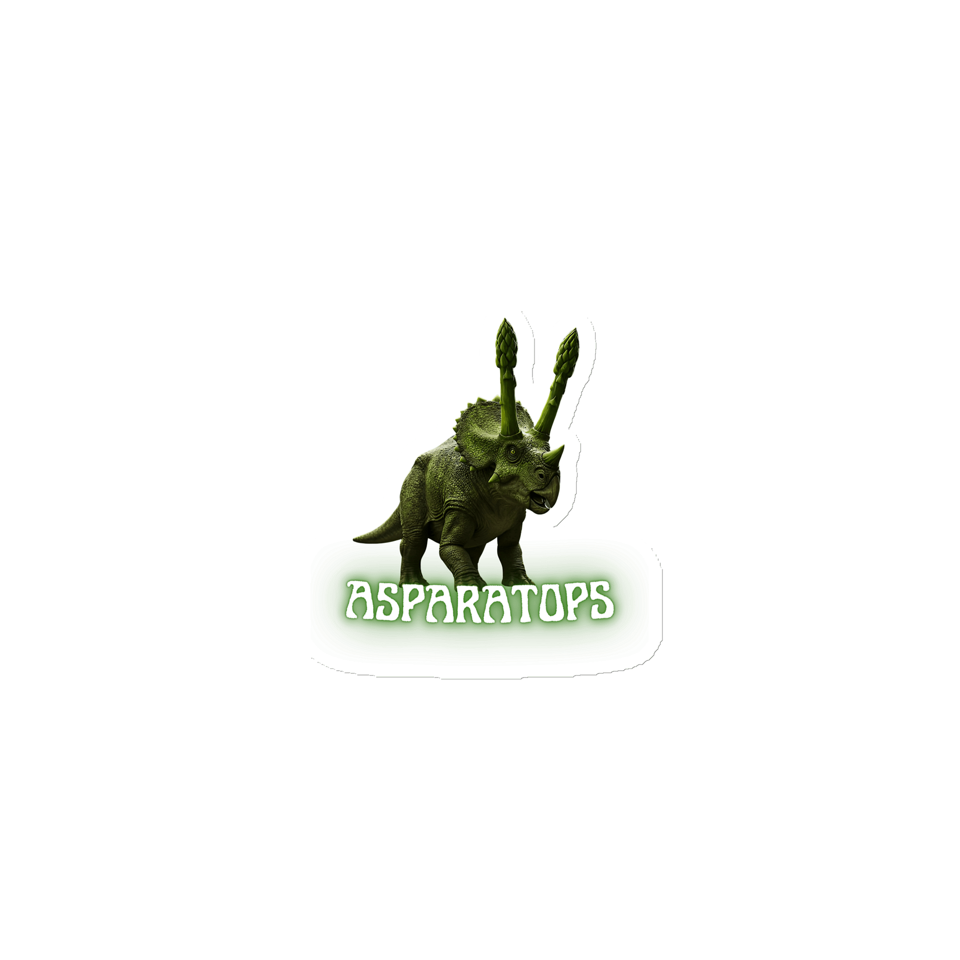 Asparatops - Triceratops and Asparagus Dinosaur Magnet product image (1)