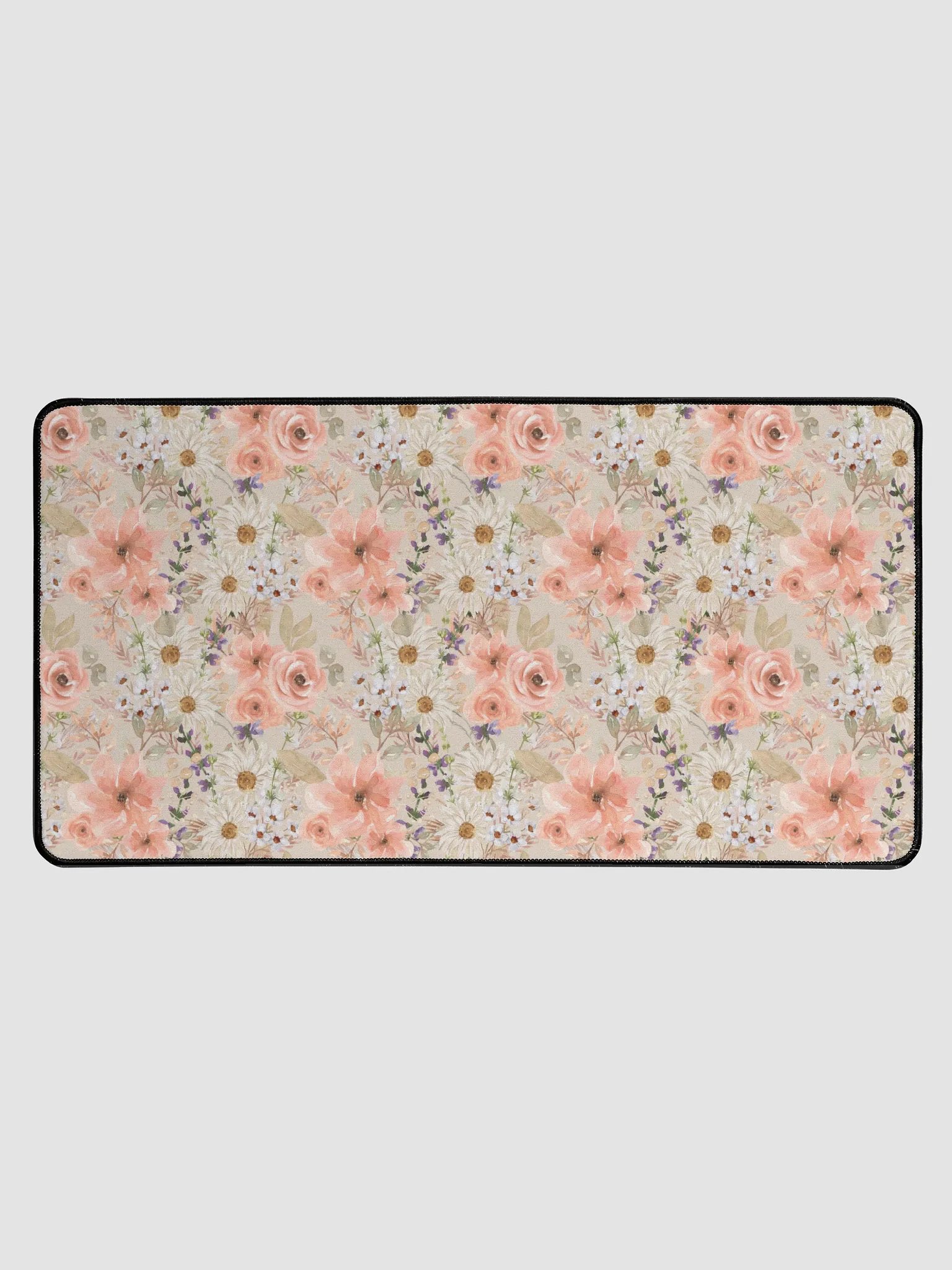 Orange Flowers Desk Mat product image (1)