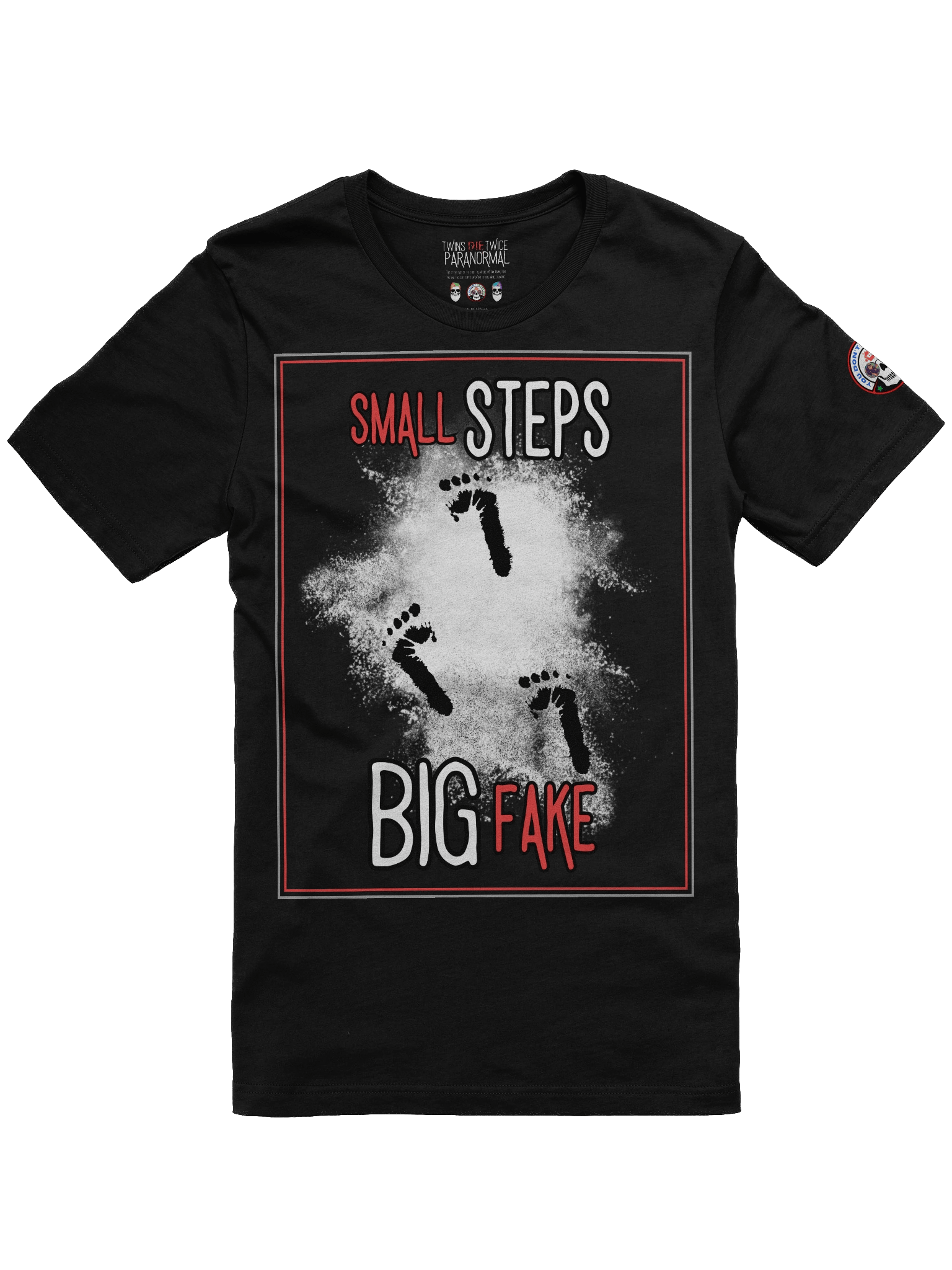 Small Steps, Big Fake Commemorative Premium Tee product image (1)