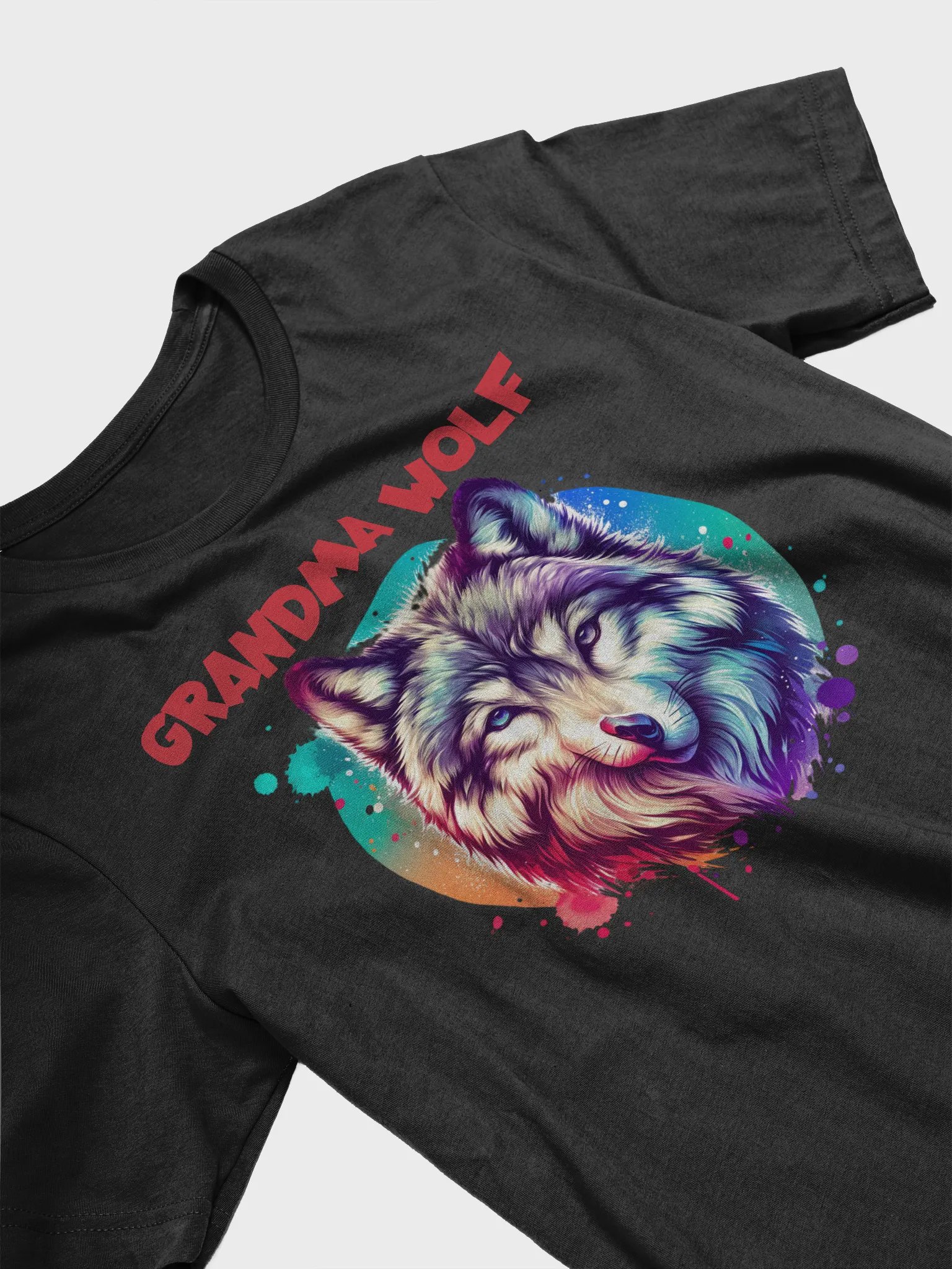 Grandma Wolf Vivid T-Shirt product image (3)