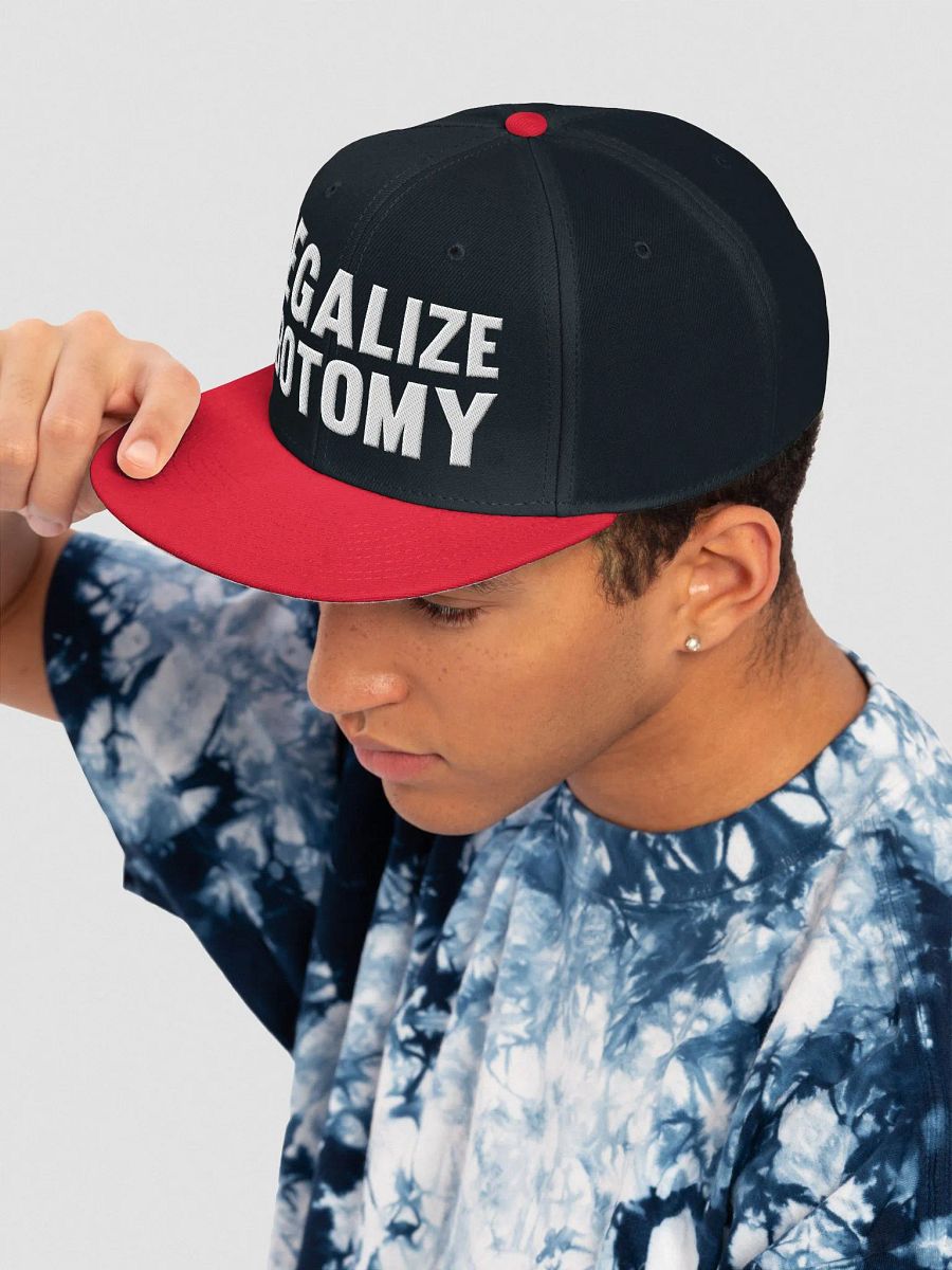 'Legalize Lobotomy' Embroidered Cap product image (7)