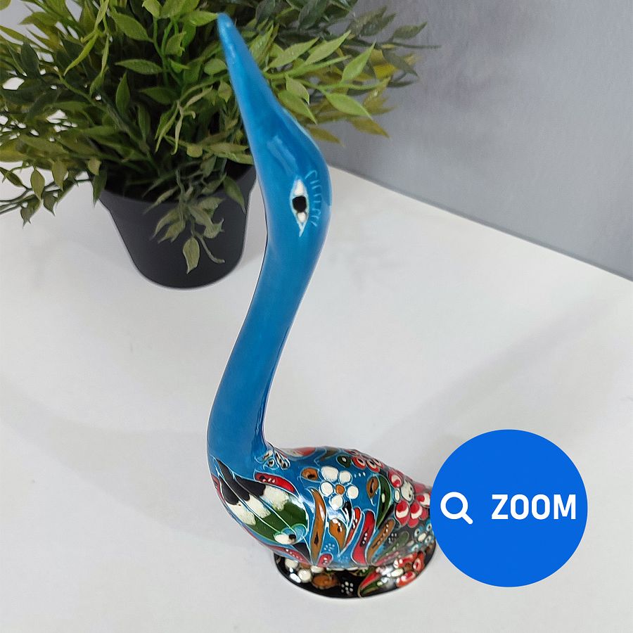 Ceramic handmade Stork, Turkish decor — handmade pottery, handmade ceramic product image (4)