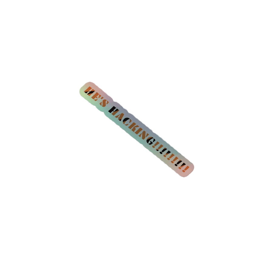 HACKUSATIONS STICKER product image (1)