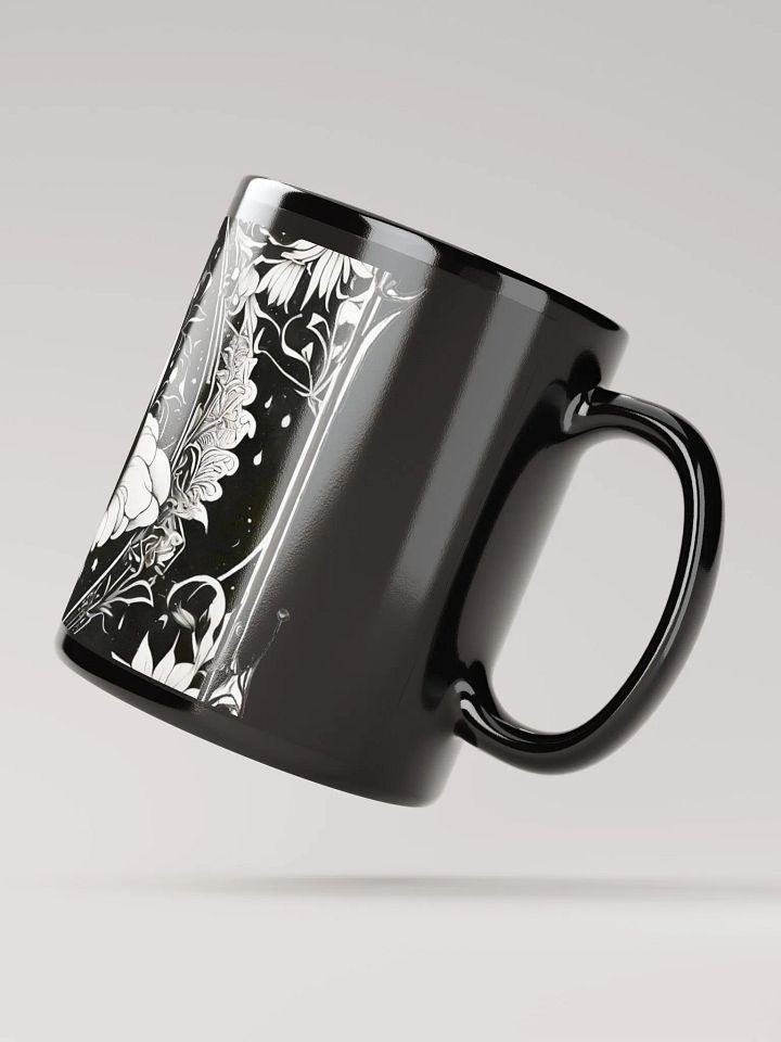The Lord Of the Clouds - Black Cat on a Glossy mug product image (2)