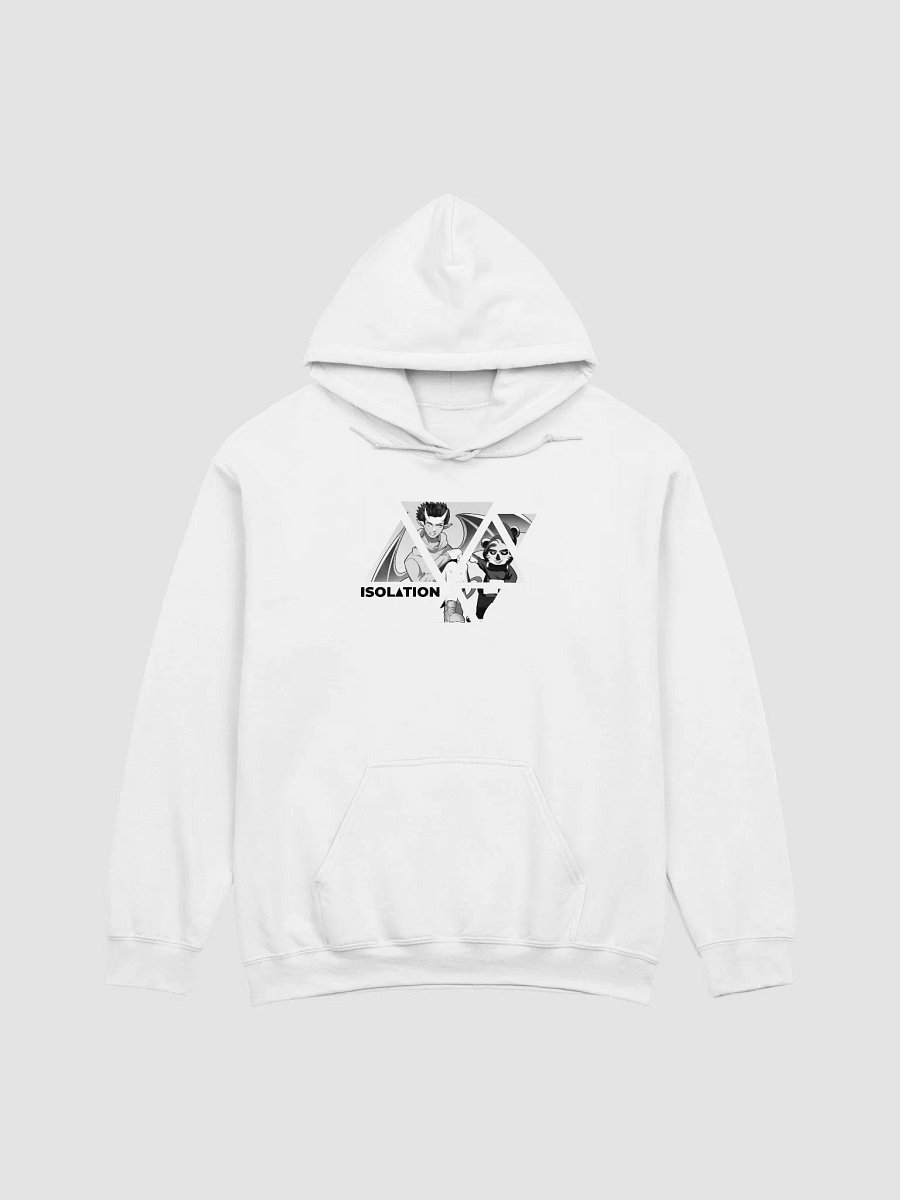 ISOL▲TION — S&J DUO — CLASSIC HOODIE — B&W product image (2)