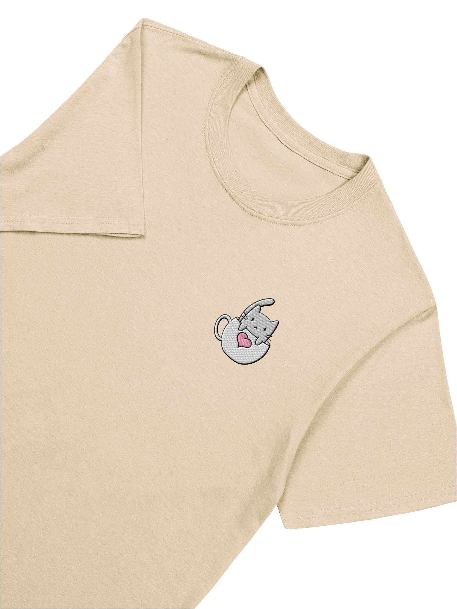 Softie's Café Logo T-Shirt || Left sided, Embroidered product image (105)