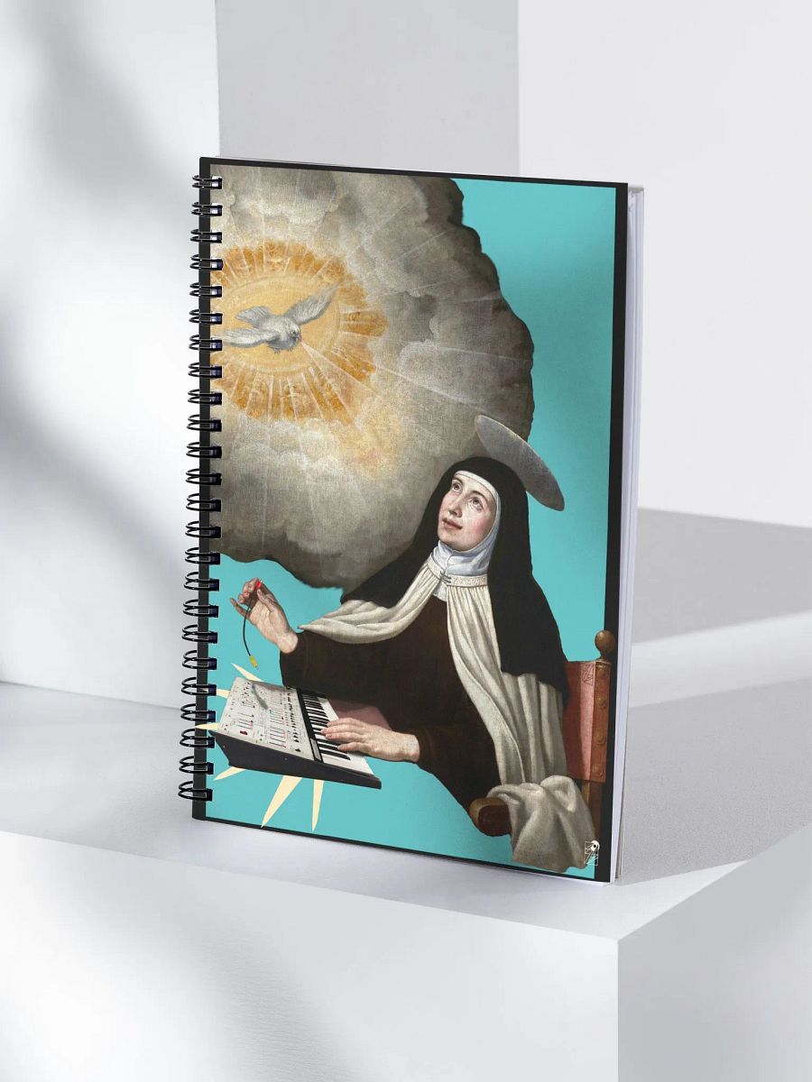 Santa Teresa de Odyssey by Frank Fonik, EDM Techno ARP Odyssey, Spiral Notebook product image (4)