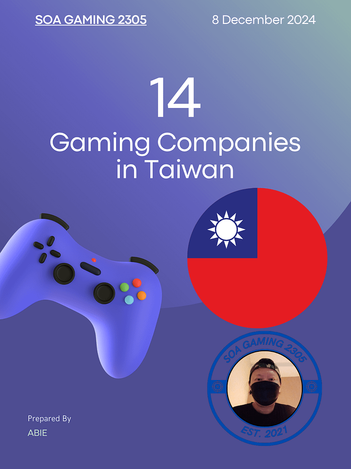 🌟 Unlock Your Path to Success in Taiwan’s Booming Gaming Industry! 🎮 product image (1)
