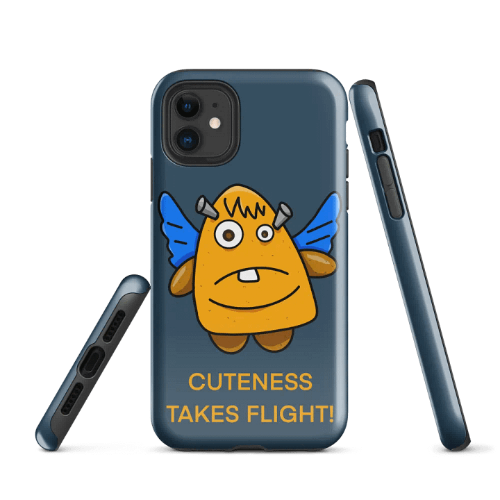 Cuteness takes flight iPhone® Tough Case product image (1)