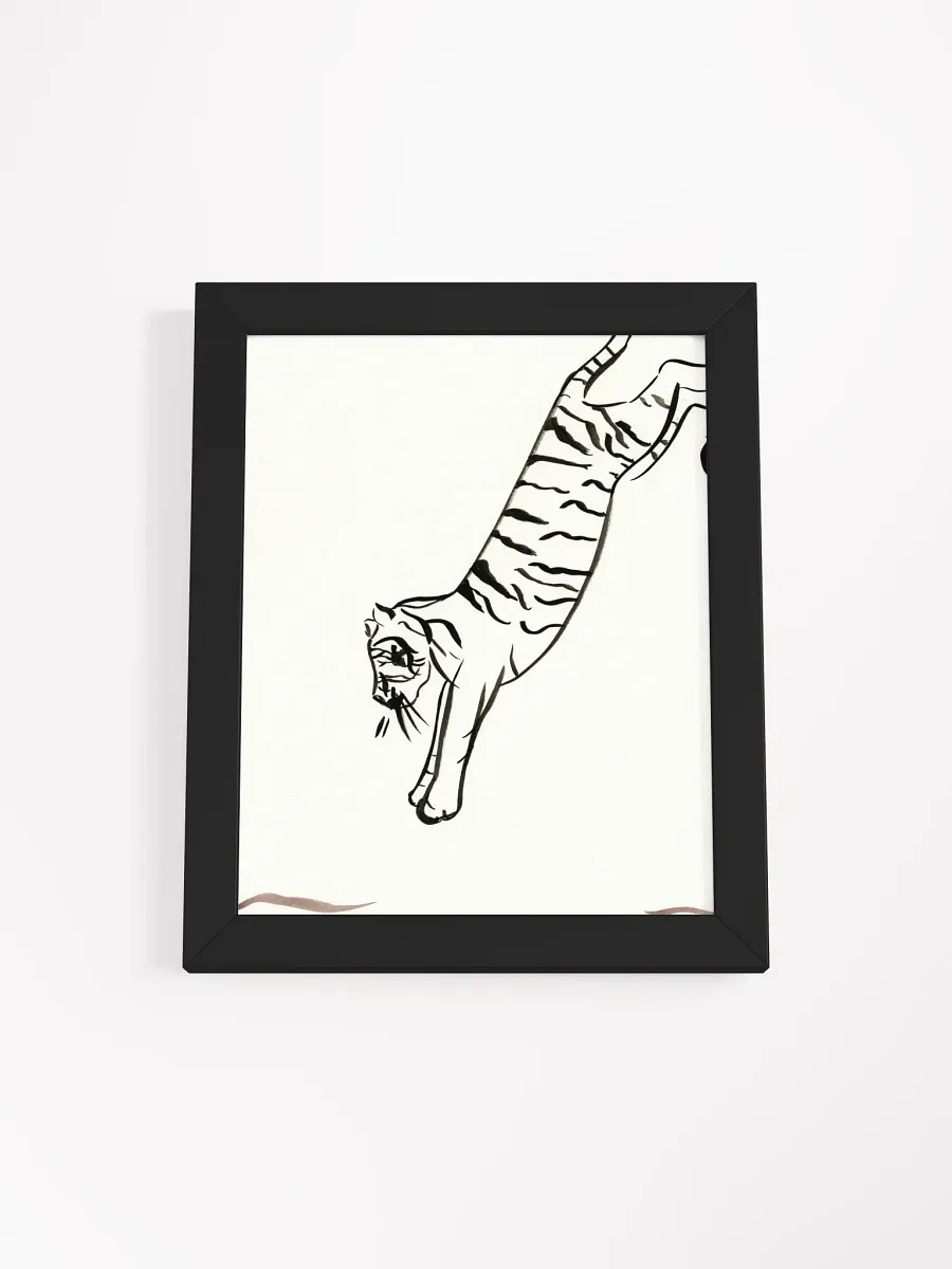 Jumping Tiger Framed Print product image (2)