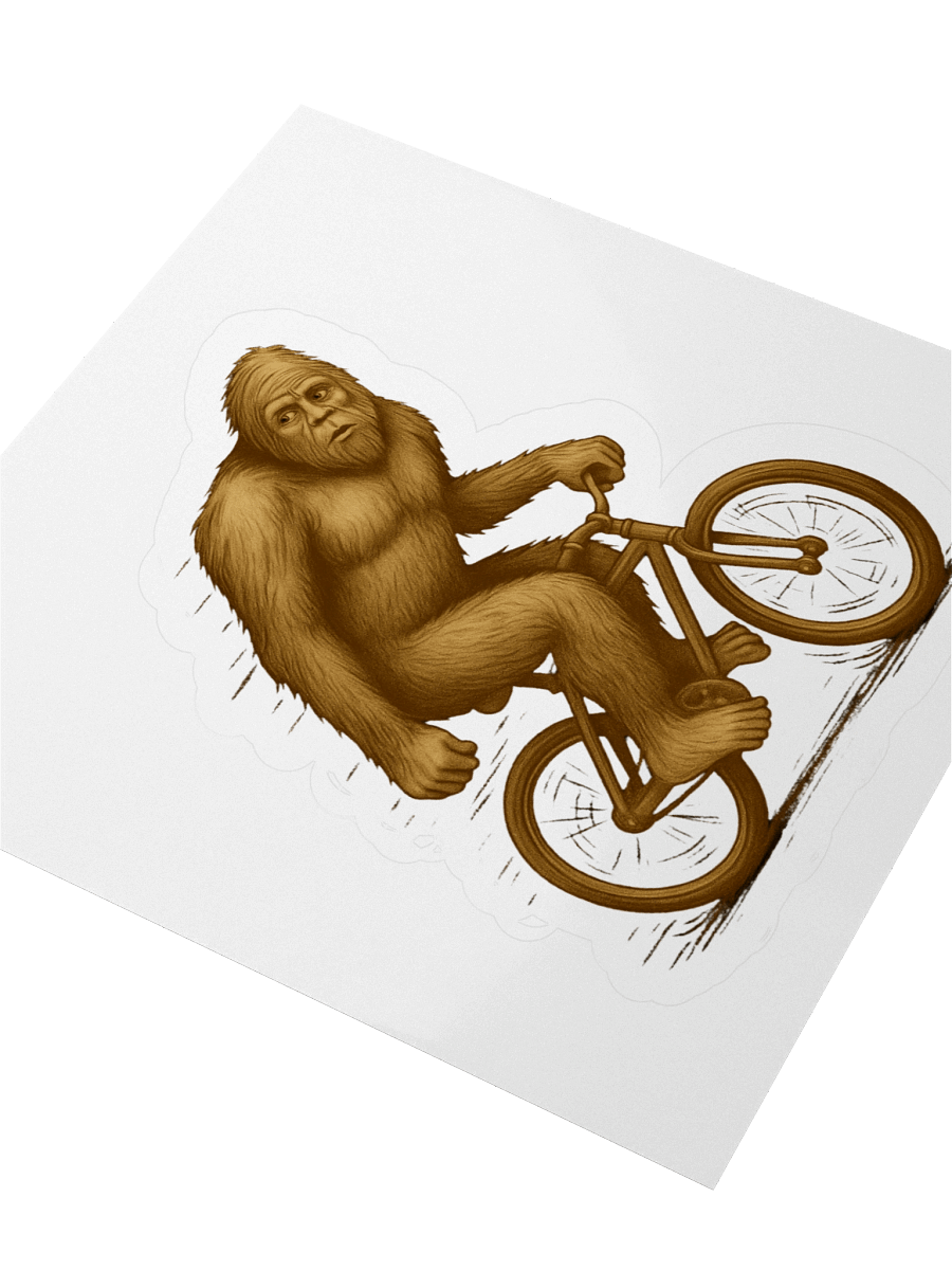 Sasquatch Bicycle Adventure Stickers product image (3)