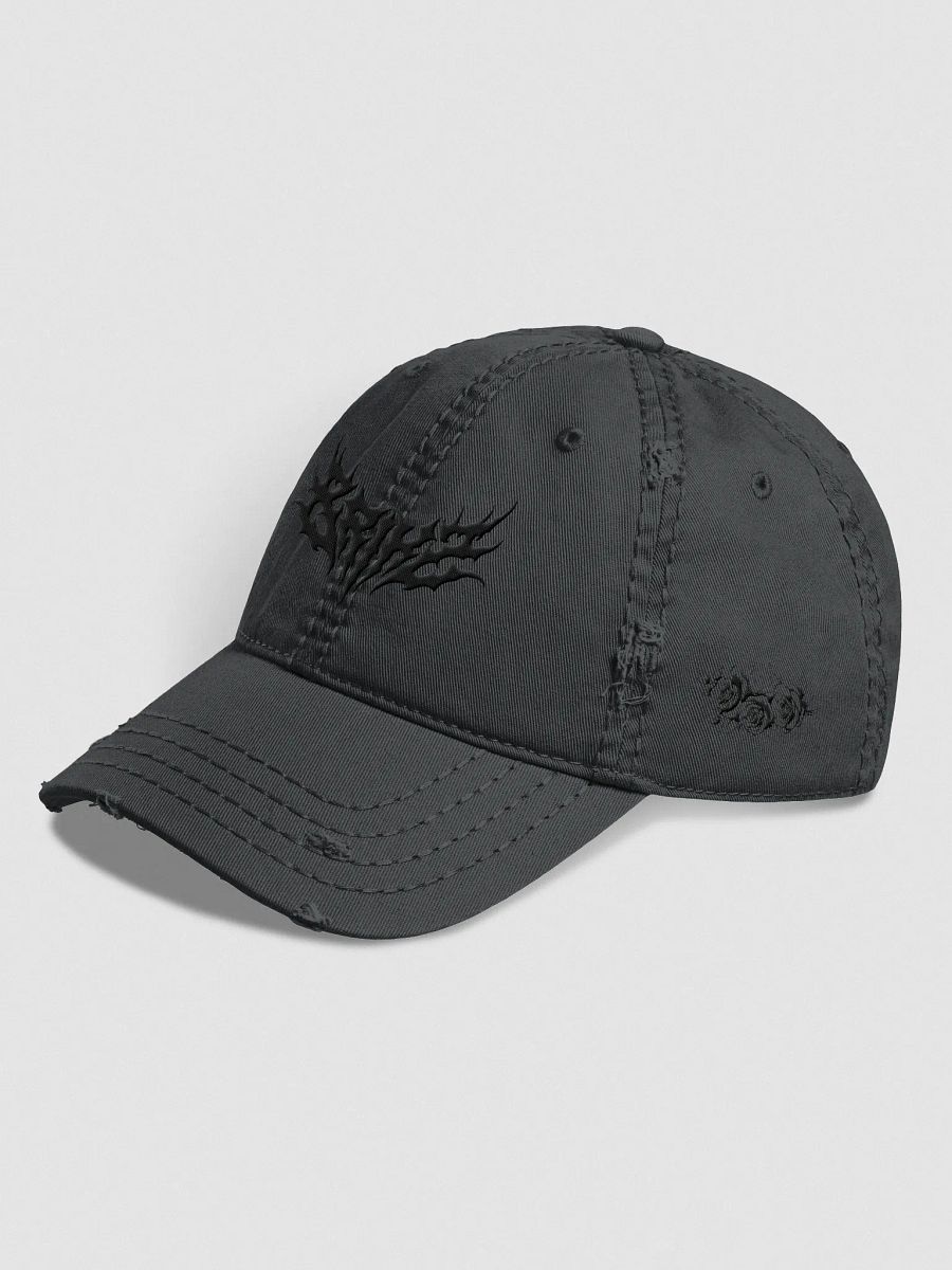 Brikz Distressed hat (Black embroidery) product image (3)
