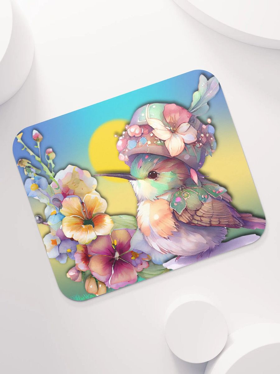 Fancy Bird Sitting in the Sun Mousepad product image (7)