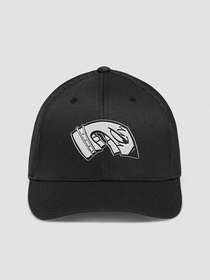 Pencil Bill Flexfit Mesh Back Trucker Hat product image (1)