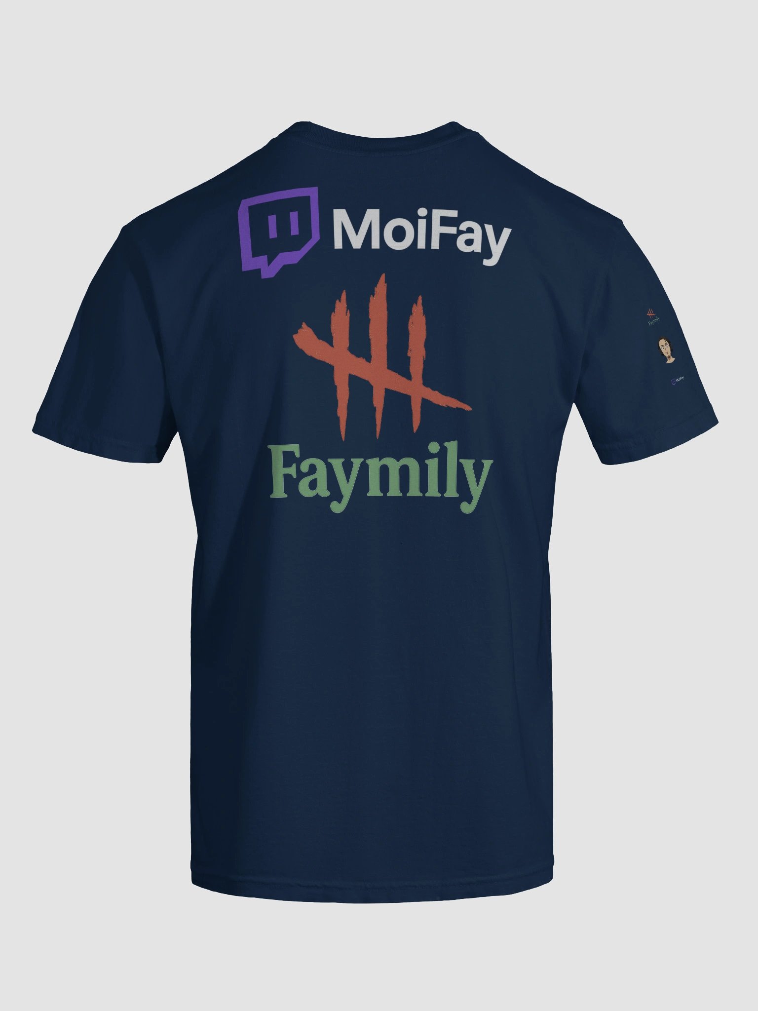 Surprised MoiFay Character Headphone T-Shirt product image (6)