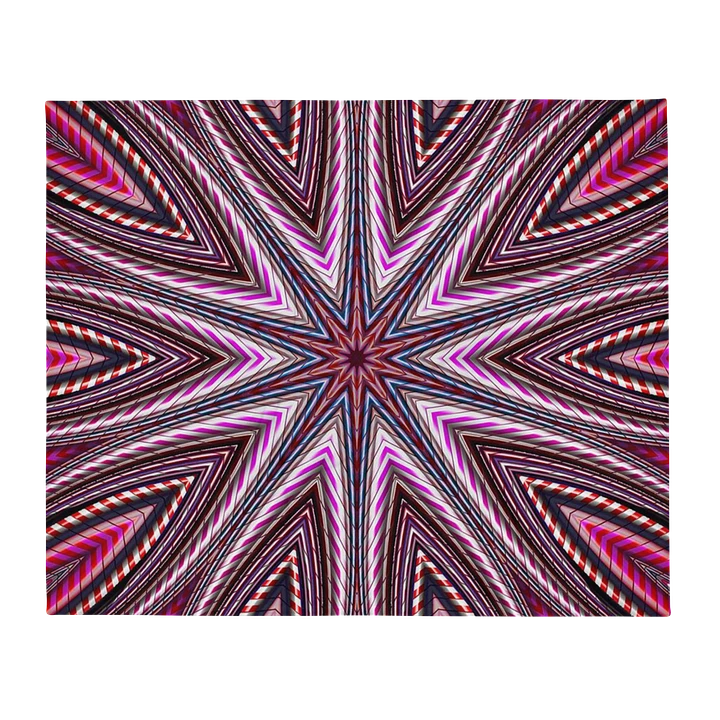 Candy Cane Kaleidoscope Throw Blanket product image (13)
