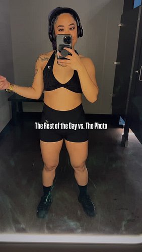 Don’t let photos ruin your progress. My abs aren’t 24/7. My muscle definition isn’t as apparent throughout the day compared t...