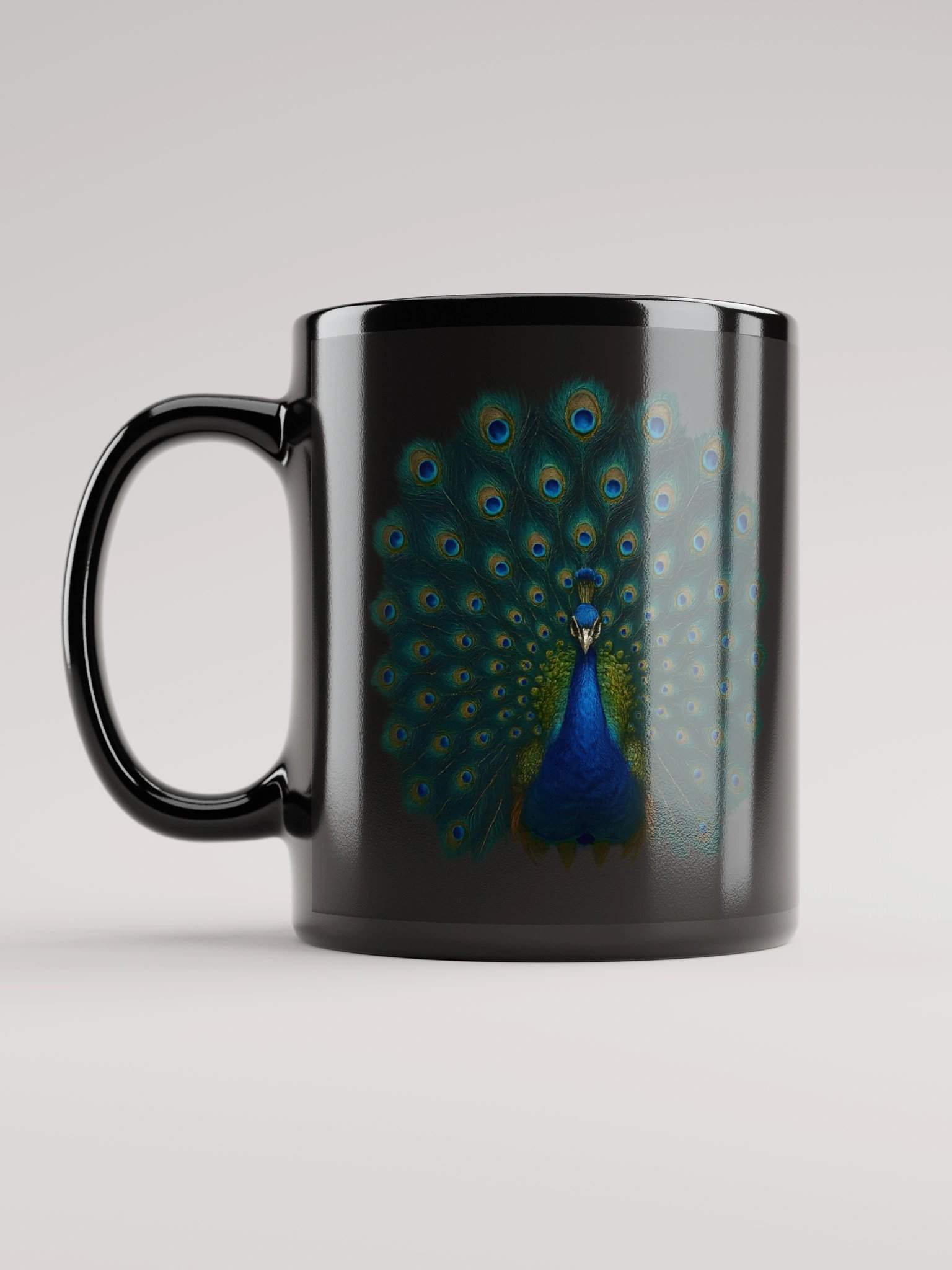 Peacock Feathers Elegance Mug product image (12)