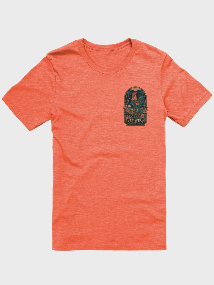Key West Tropical T-Shirt Ultra Soft Tee with Rooster product image (2)