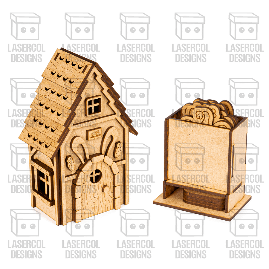 Easter Gnomes House Set 1 - Laser Cut Files product image (4)
