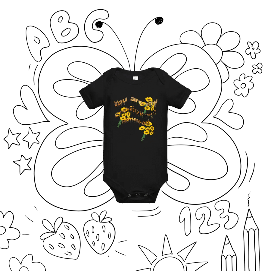 Sunflower Serenade Baby Onesie product image (8)