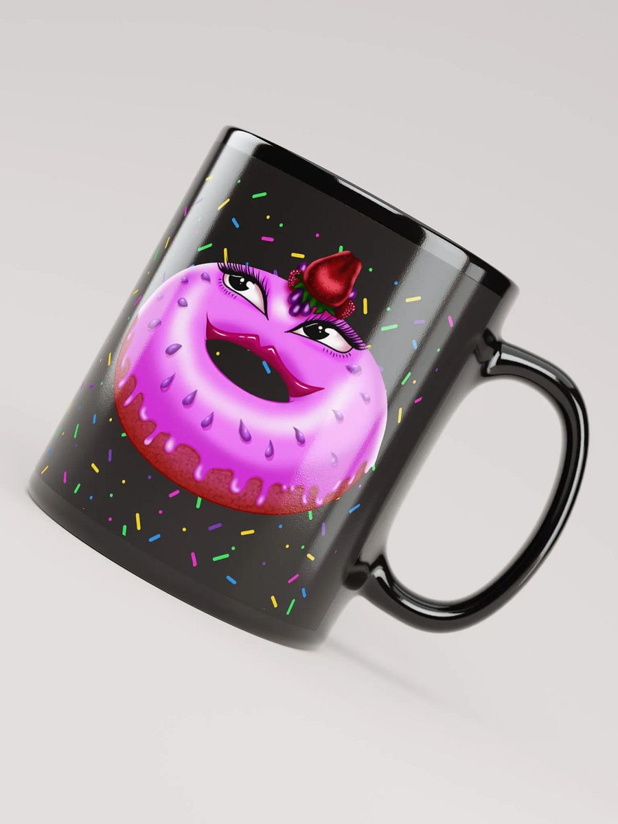 I'm A Donut Girl Black Mug product image (8)