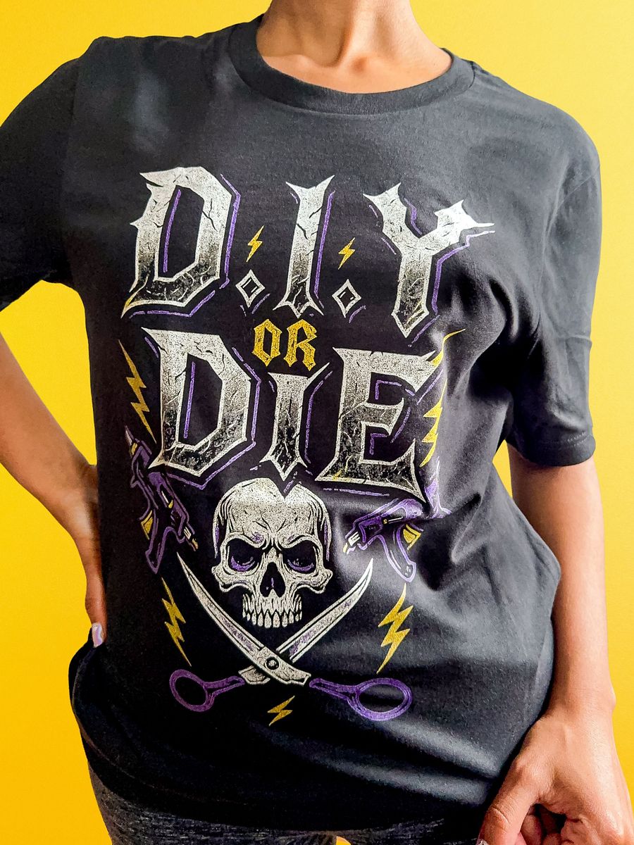 D.I.Y. or Die Metal T-Shirt for Makers product image (4)