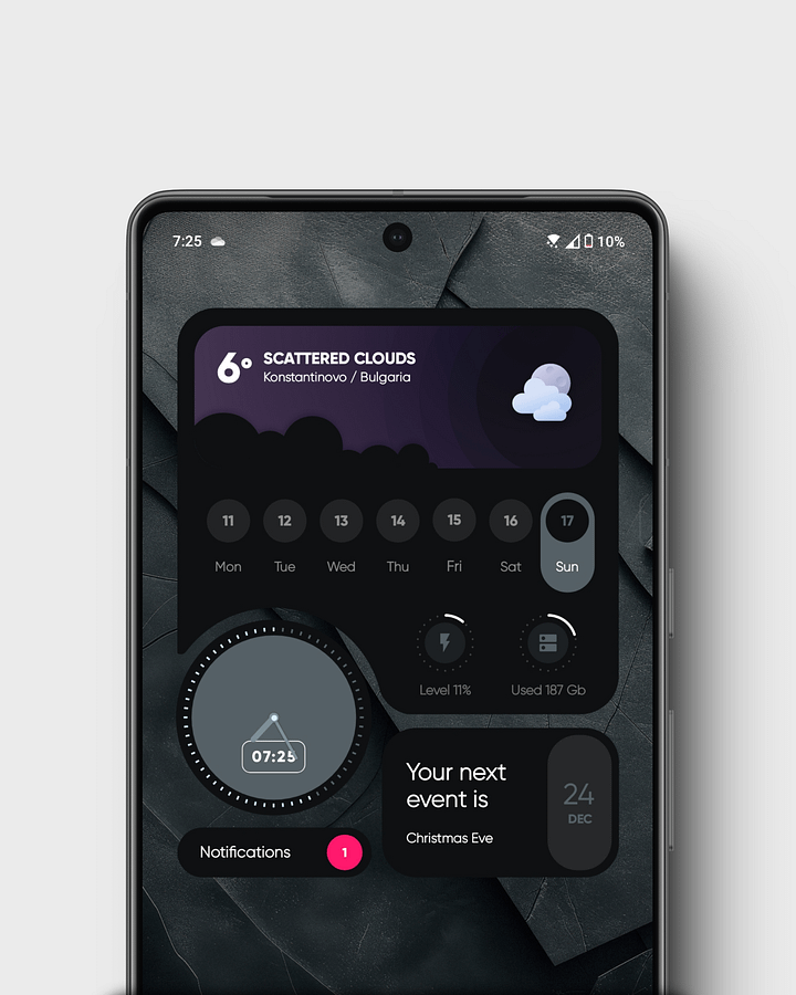 Glimpse - Android KWGT Widget product image (2)