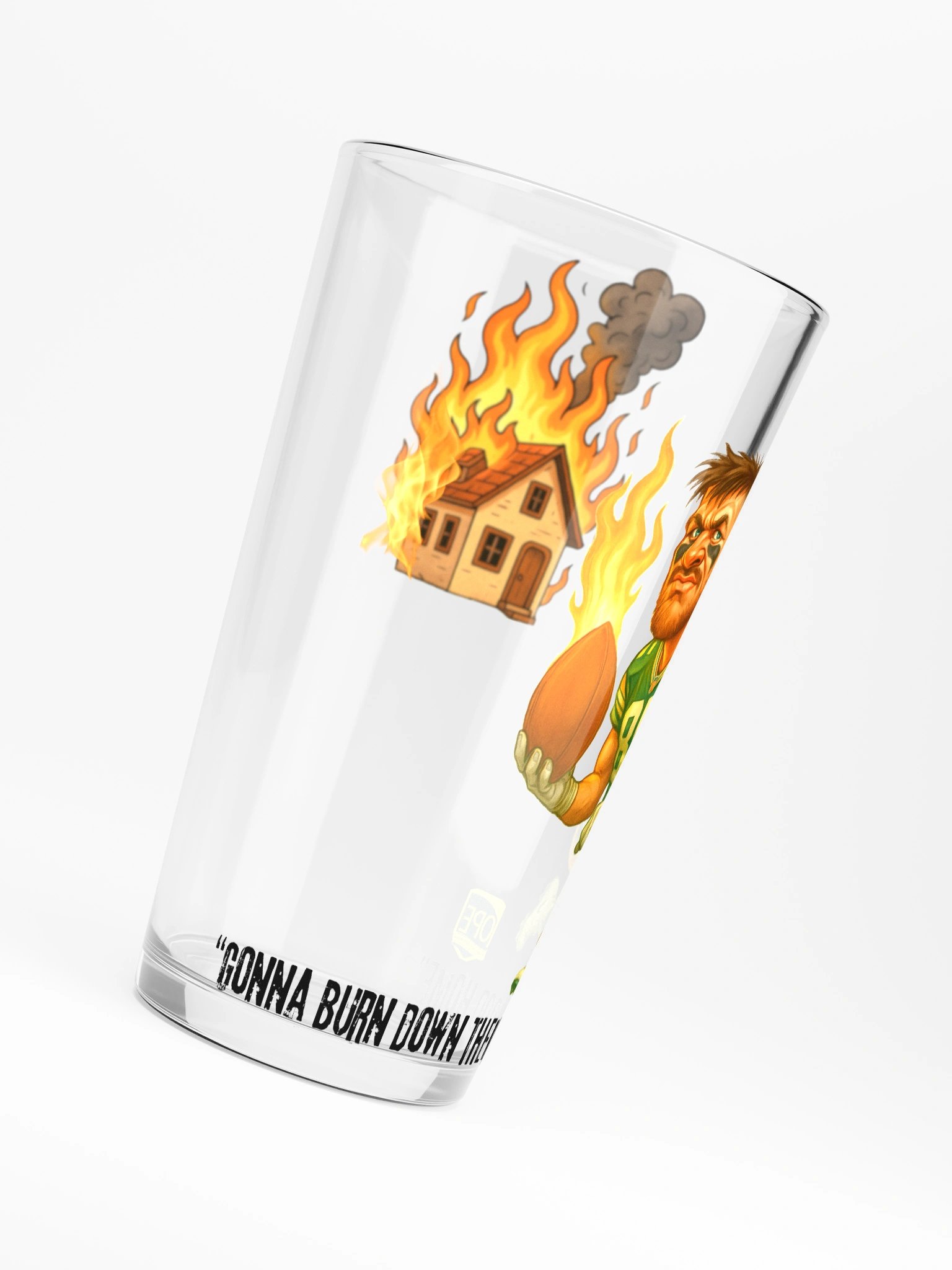 Burn Down Their Childhood Home Pint Glass product image (6)