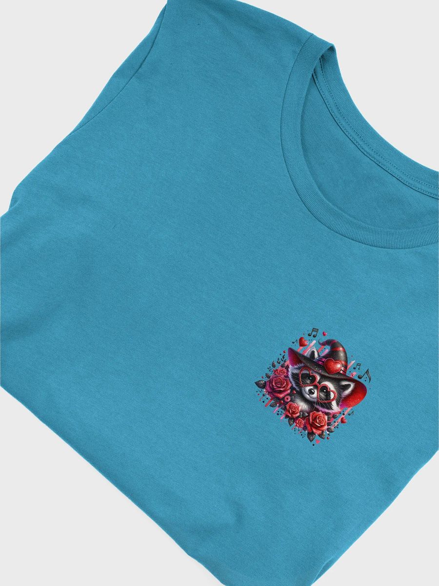 Whimsical Raccoon Pocket Design Area T-Shirt product image (2)