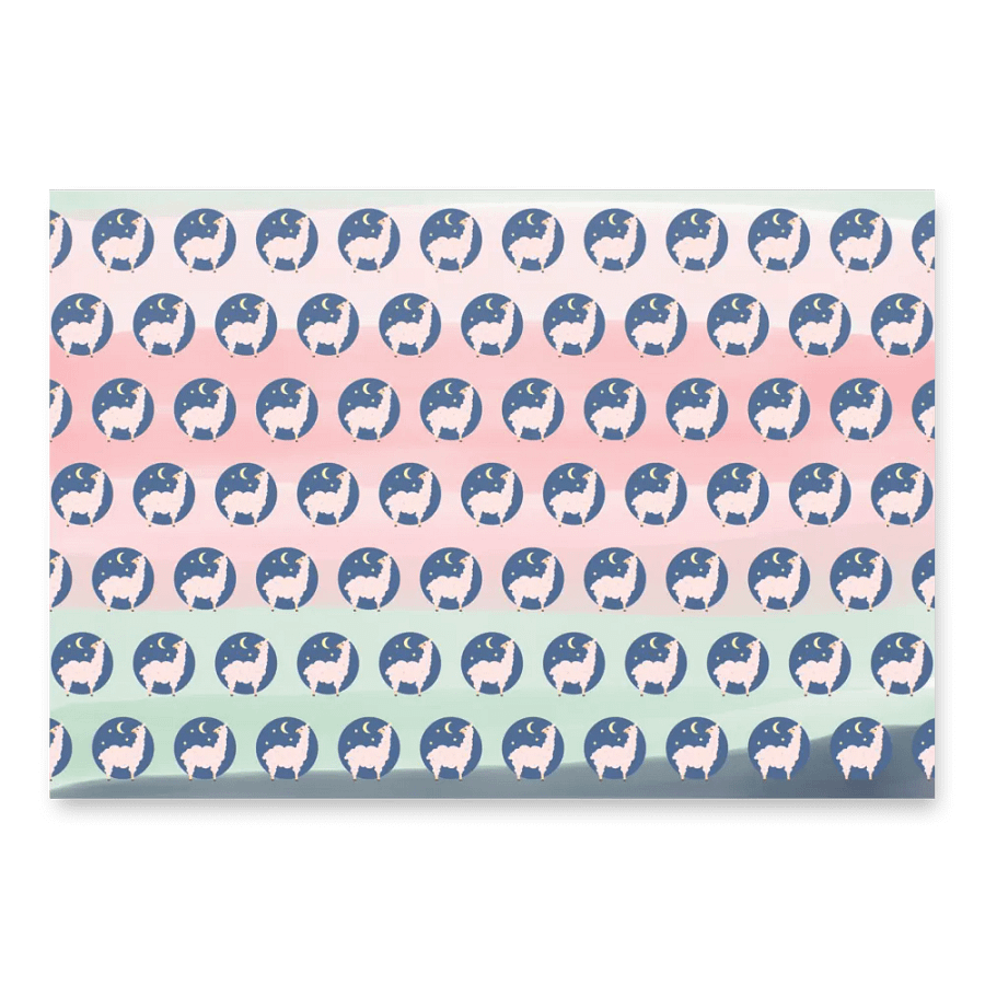 Whimsical Llama Fantasy Wrapping Paper Set product image (1)