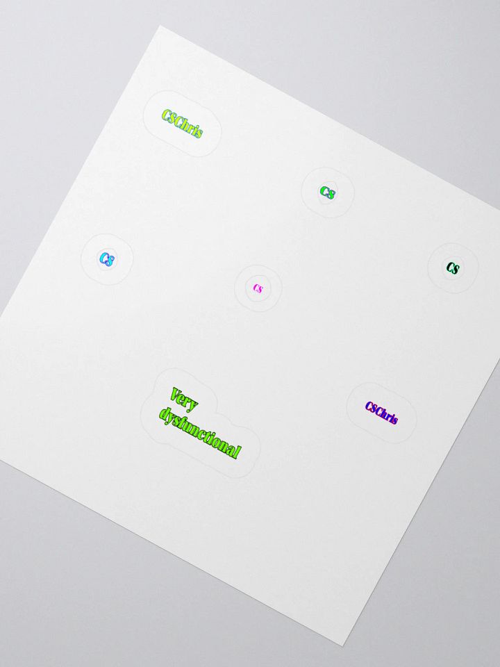 CS/very dysfunctional Meme Stickers 7PK product image (2)