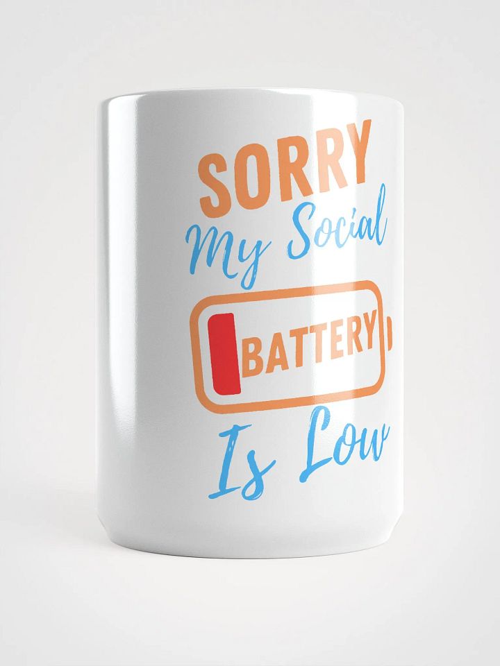 Low Social Battery Mug product image (1)
