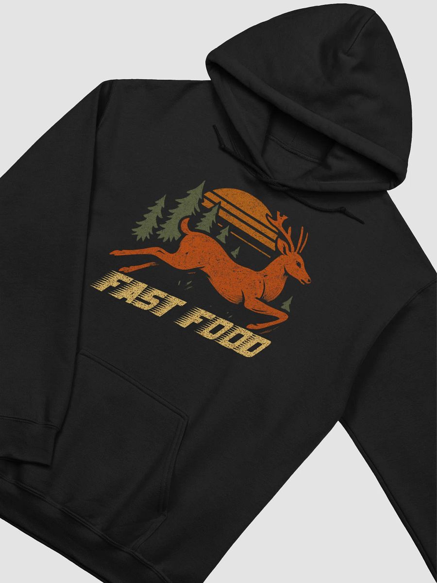 Fast Food Hoodie – Funny Deer Hunting Hoodie in Vintage Style product image (12)