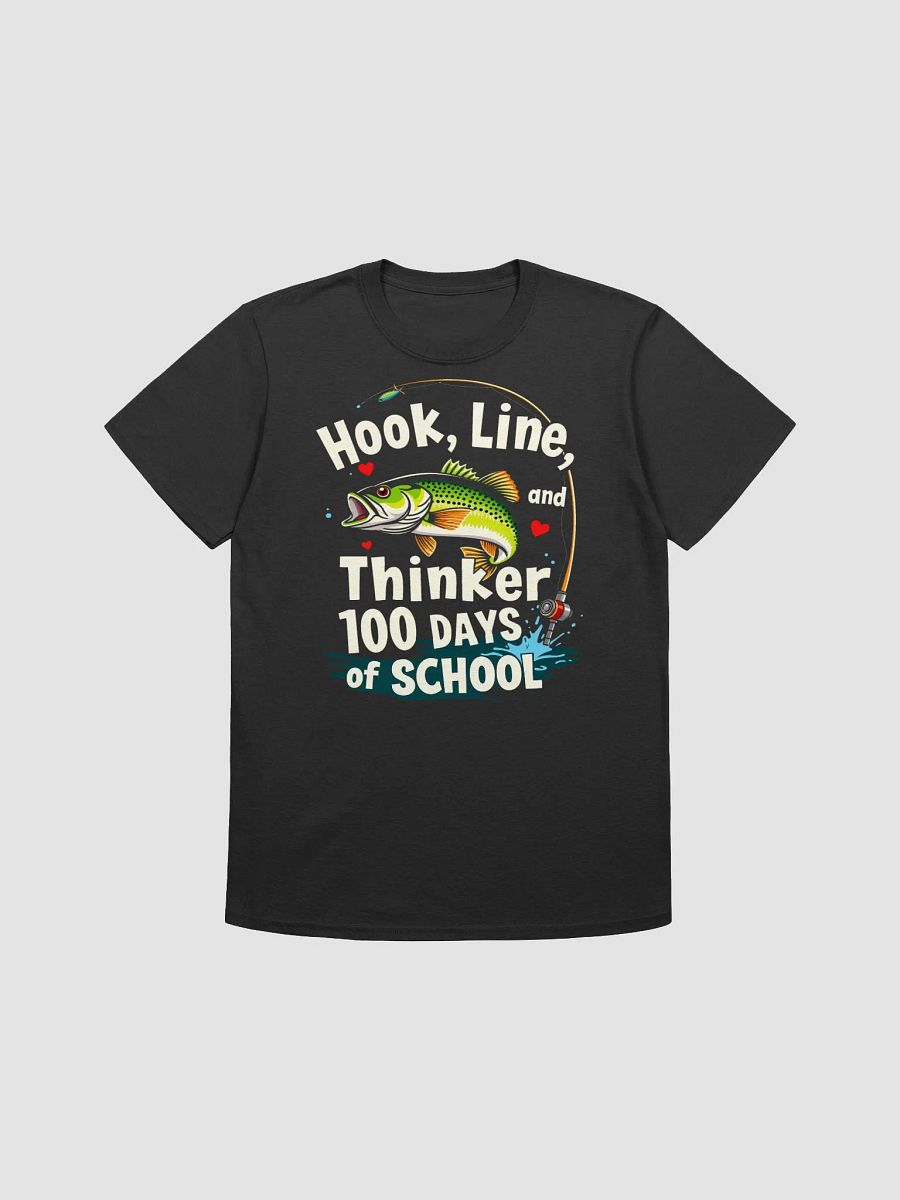 100 Days of School Fishing T-Shirt product image (4)