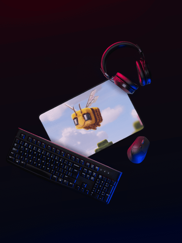 Minecraft Bee Mouse Pad – Gaming Desk Mat for Minecraft Fans product image (2)