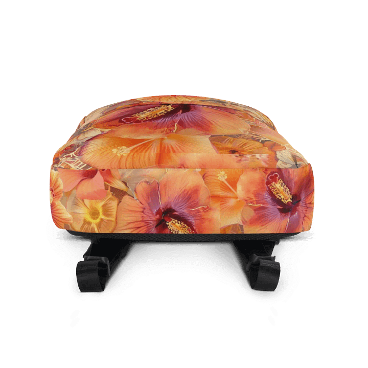 Golden Hibiscus Dreams All-Over Print Backpack product image (2)