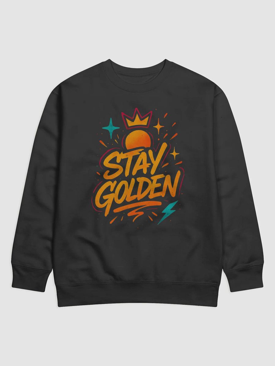Stay Golden" Premium Heavyweight Graffiti Sweatshirt | Limited Edition Glow product image (1)