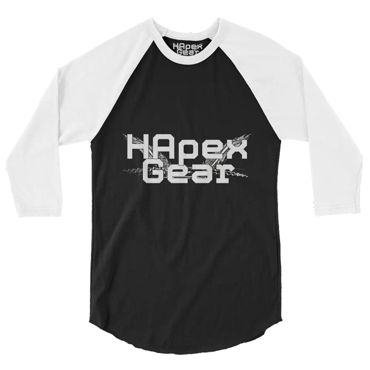 Fine Jersey Raglan Tee - White HApex Gear White Logo product image (2)