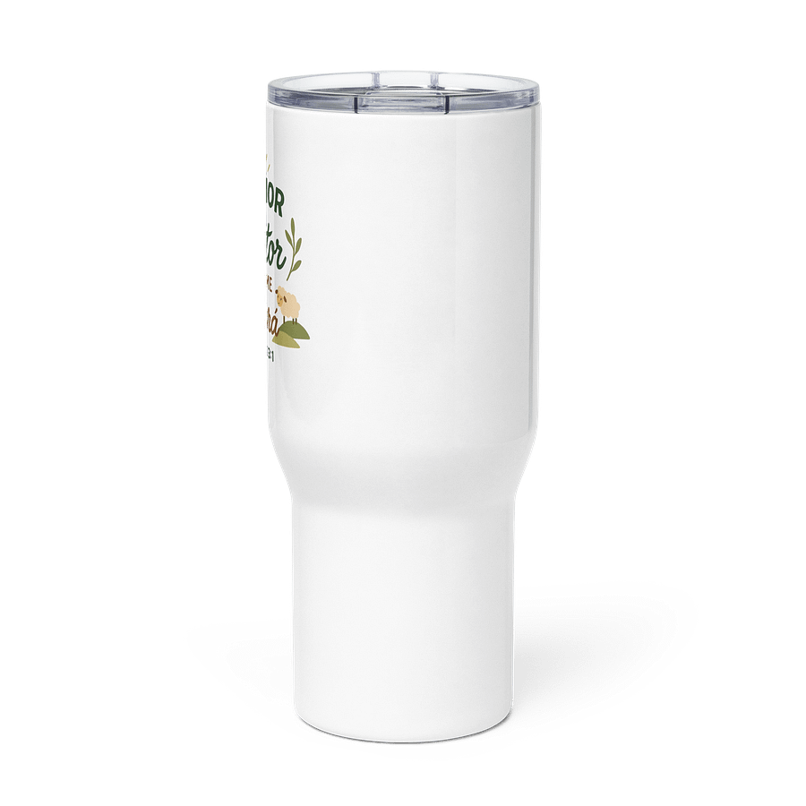 Christian Travel Mug – “El Señor es mi Pastor” – Spanish Scripture with Handle product image (2)