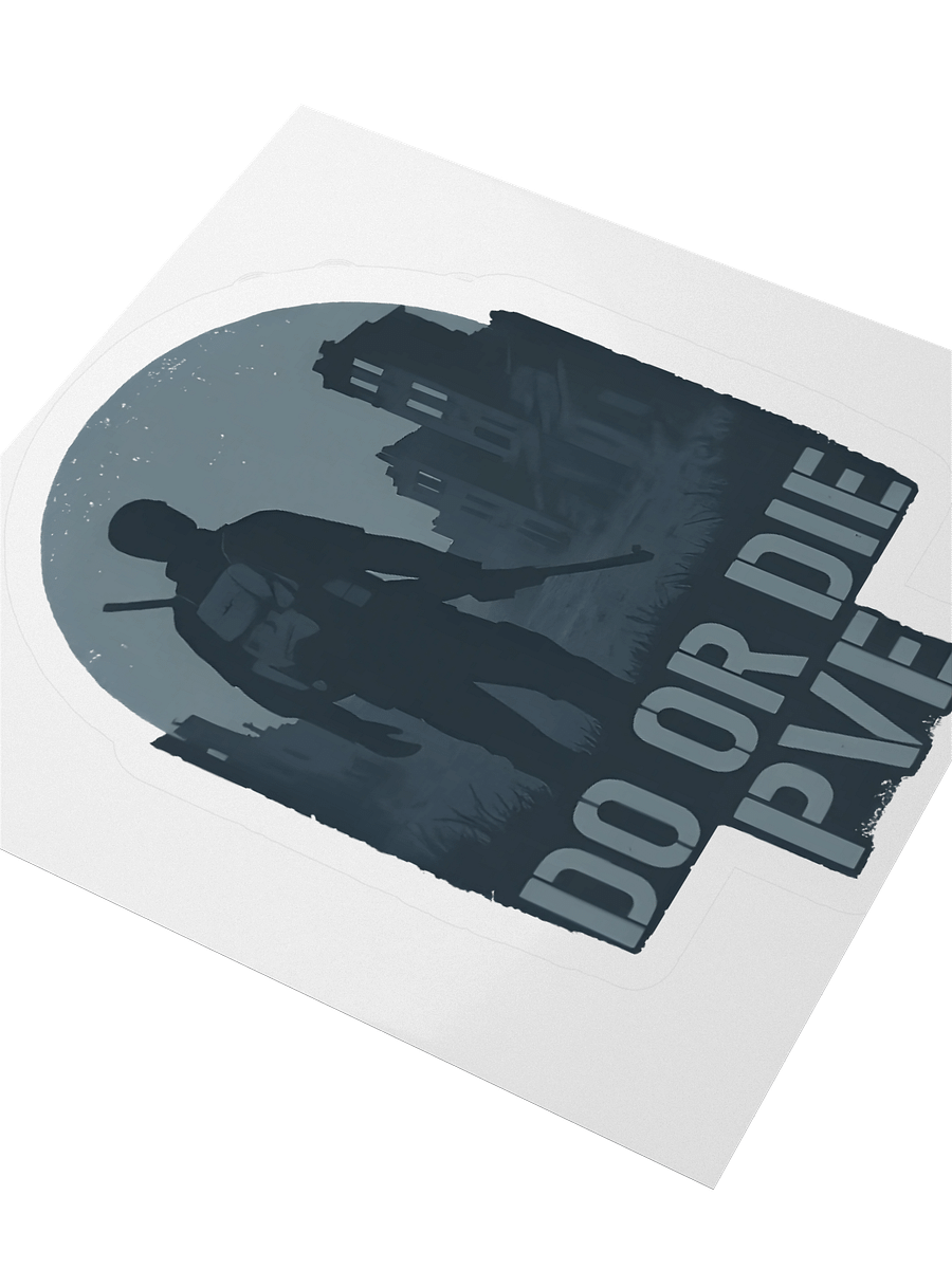 Survivalist Silhouette Kiss Cut Stickers product image (5)
