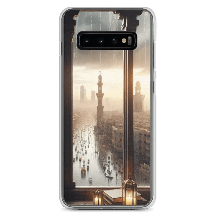 Rainy City View Samsung® Clear Case product image (8)